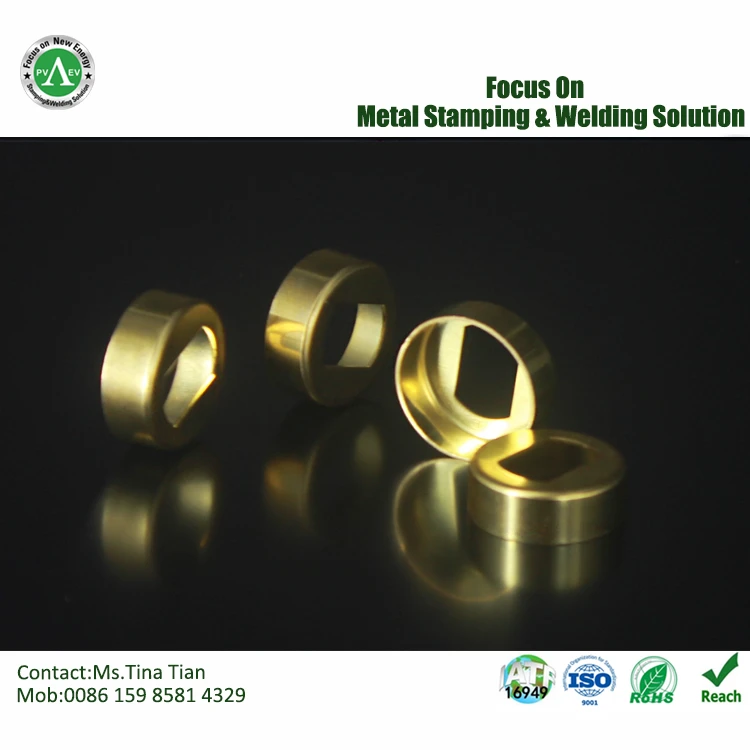 Free sample China factory OEM/ODM Brass drawing stamping parts for fuse-link
