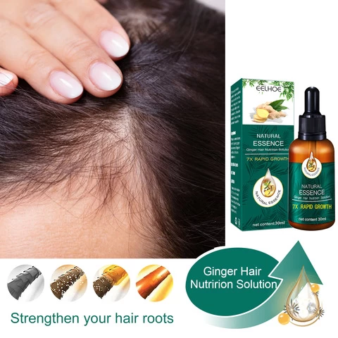 Free Sample Hair Growth Oil Organic Nourishing Hair Root Private Label Hair Growth Serum