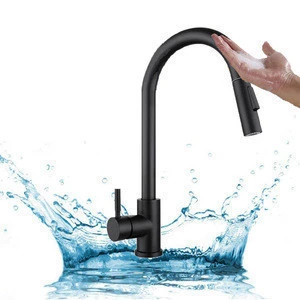 Free Shipping Touch Black Kitchen Faucet Manufacturer