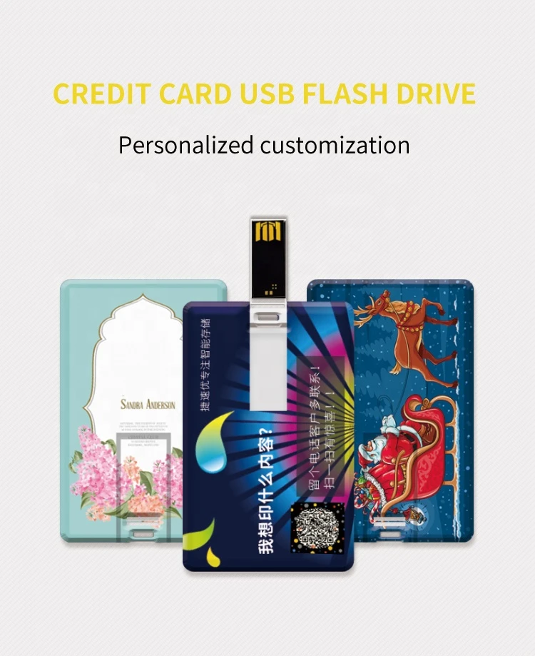Full capacity OEM Credit Card with Customized logo USB Flash Drive 1GB  2GB 4GBMemory Stick Business Gift