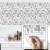 Import FUNLIFE Bathroom Tile Stickers Decals Grey Mosaic  7.87" 10 sheets Backsplash wall Decals Talavera Wall sticker decoration from China