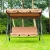 Import Garden Patio Swing Chair 3 Seater Swinging With Canopy Hammock from China