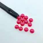 Gelatin and oil fill shooting 0.68'' caliber training grade paintball balls with high quality
