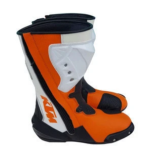 Genuine Cow hide Leather Motorbike Touring Boot Custom Made Motorcycle Boots Long &amp; Short all sizes