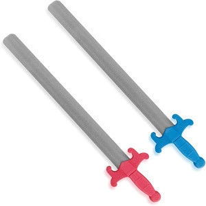 Giant Foam Great Swords 2 Pack Warrior Knights Weapons Kids Pretend Play Toy Set- Red VS Blue-30.5 Inches