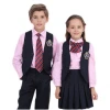 Girls Boys School Shirt 100% Cotton School Uniform Primary Jacket
