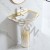 Import Gold And White Stripes Custom Decorative Bathroom Luxury Gold Cyclone Flushing Gravity Flushing Toilets from China