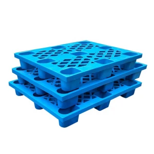 Good Quality PE Single Side Stacking Plastic Pallet for Warehouse/