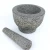 Import Granite Mortar and Pestle  Natural Unpolished from China