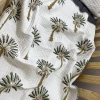 Green Palm tree hot selling Baby Quilt Machine duet baby set
