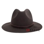 Guangzhou factory wholesale cheap vintage blank men and women wool felt indiana jones fedora hat