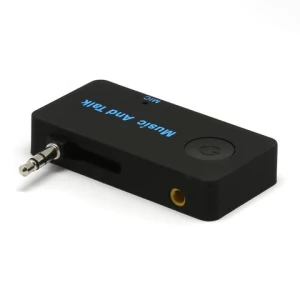 GXYKIT CSR H3 Black White Cuboid A2DP Micro USB Charge BT4.1 10m Transmission Car Bluetooth Receiver With  3.5mm Audio Jack