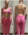 Import Hairy Pink Sexy 3 Piece Set Women Clothes 2021 Streetwear Rave Party Clothes Nightclub Fashion Outfits Matching Sets Women from China