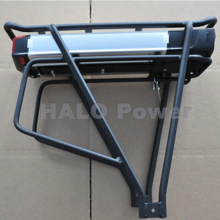 HALO Power hot sale rear rack electric bike battery,rear rack 36v lithium ion battery