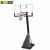 Import Hand Cranked Professional Dunk Basketball Hoop Stand with Tempered Glass Backboard from China