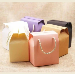 Handheld paper gift bag personalized gift party bag candy bag