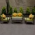 Import Harbo Patio Furniture Sofa outdoor resort sofa with deep seating and low coffee table home poly wood lounge Garden sofa from China