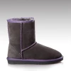 HC-708G cow suede upper faux fur lining moulded TPR sole winter genuine leather boots for men