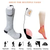 Heated Warm Thermal Boot Rechargeable Battery Powered Winter Foot Warmers Winter Heating Socks