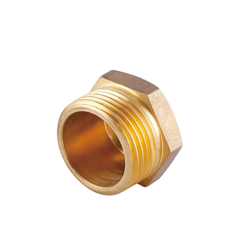 HELERO HT 200-1013 threaded pipe connection fittings brass plug male 1-1/4 M