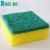 Import high density powerful cleaning non scratch colorful sponge scouring scrubbing pad from China