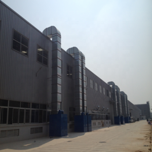 High Efficiency Paint Spray Booth for Baking Finish House for Pressure Vessel Production Line