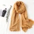 Import High Quality Cotton and Linen Large Size Monochrome Muslim Scarf Sunscreen Shawl Solid Color Cotton Scarf from China
