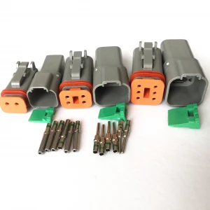 High quality DT series 2 3 4 6 8 12 pin Deustch connectors Kit/ Deutschs Connectors &amp; Terminals &amp; crimper &amp; tool