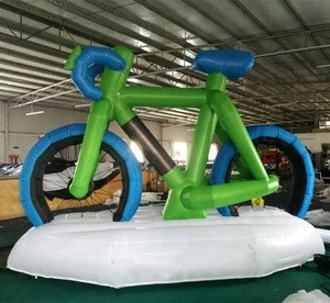 High quality giant bicycle inflatable models for sale/advertising inflatable Bicycle bike balloon