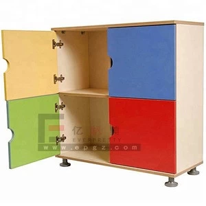 high quality kindergarten furniture children toy storage cabinet