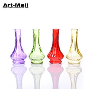 High quality lead free cylindrical glass vase