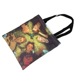 High Quality Picture Printing Canvas Cotton Tote Reusable Bag