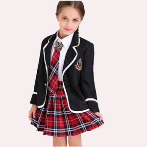 High Quality primary and mid school stock school uniform