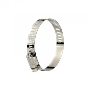 High quality steel band hoop stainless steel hose clamp