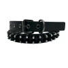 High Quality Stylish Rivets Metal Leather Belt