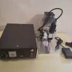 High quality ultrasonic semi-automatic  earloop spot welding machine  welder machine for face mask production