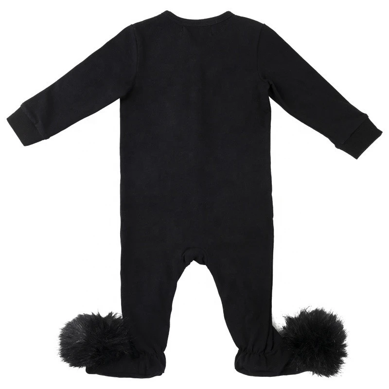 High Quality Unisex Long Sleeve Newborn Infant Baby Organic Cotton Clothes Jumpsuit Custom Baby  Footie Romper Clothes