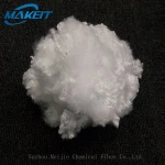 High tenacity close virgin Polyester staple fiber raw white