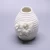 Import Home decoration antique Chinese white ceramic porcelain vase with embossed 3D handmade flower from China