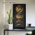 Import Home Designs Decorations Creative Ideas Black Glass Gold Foil Moon Home Decor Cheap Wall Art With Frame from China