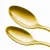 Import home goods bronze flatware forged gold cutlery set stainless steel from China