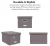 Import Home Office Bins Cabinet Storage Office Boxes Hanging Letter Collapsible File Box Storage Organizer with Lid from China