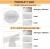 Import Hook & Loop Self Adhesive Dots Tapes 20mm Diameter Sticky Back Coins White from China