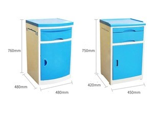 Hospital bedside cabinet medical cabinet with factory price