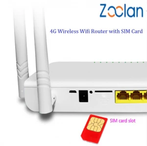 Hot sale 300M 1200M Dual band gigabit network interface 4g Modem lte router with SIM Card Slot Wireless Wi-Fi Routers