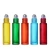 Import hot sale 5ml 10ml rainbow colored roll on roller perfume essential oil bottle with roller ball from China