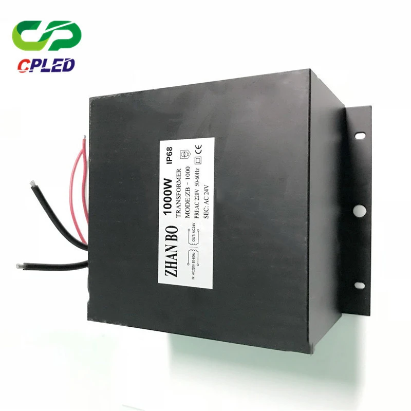 Hot sale ac220v to ac 24v 1000watt waterproof transformer for LED driver