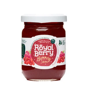 Hot Sale Bottled Redcurrant Raspberry Jam Delicious Beverage For Kids