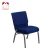 Import Hot sale cheap theater furniture modern design padded chair Stacking used Metal frame Church Chair from China