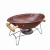 Import Hot Sale Football Shaped steel small folding charcoal Portable new designs bbq grill for outdoor traveller from China